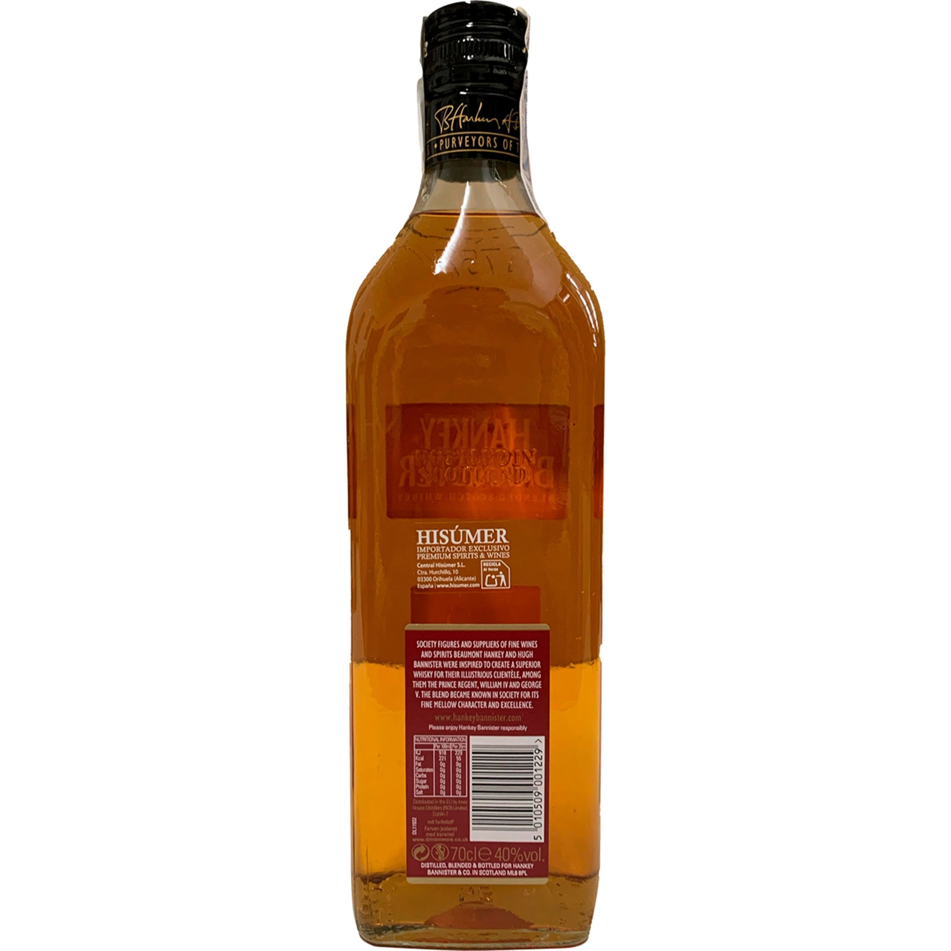 Whisky Escocés HANKEY BANNISTER 70 Cl