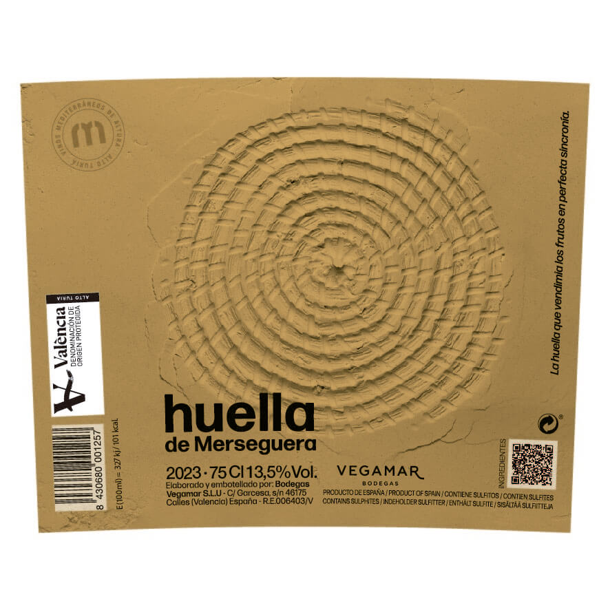 VINO BLANCO HUELLA DE MERSEGUERA VEGAMAR