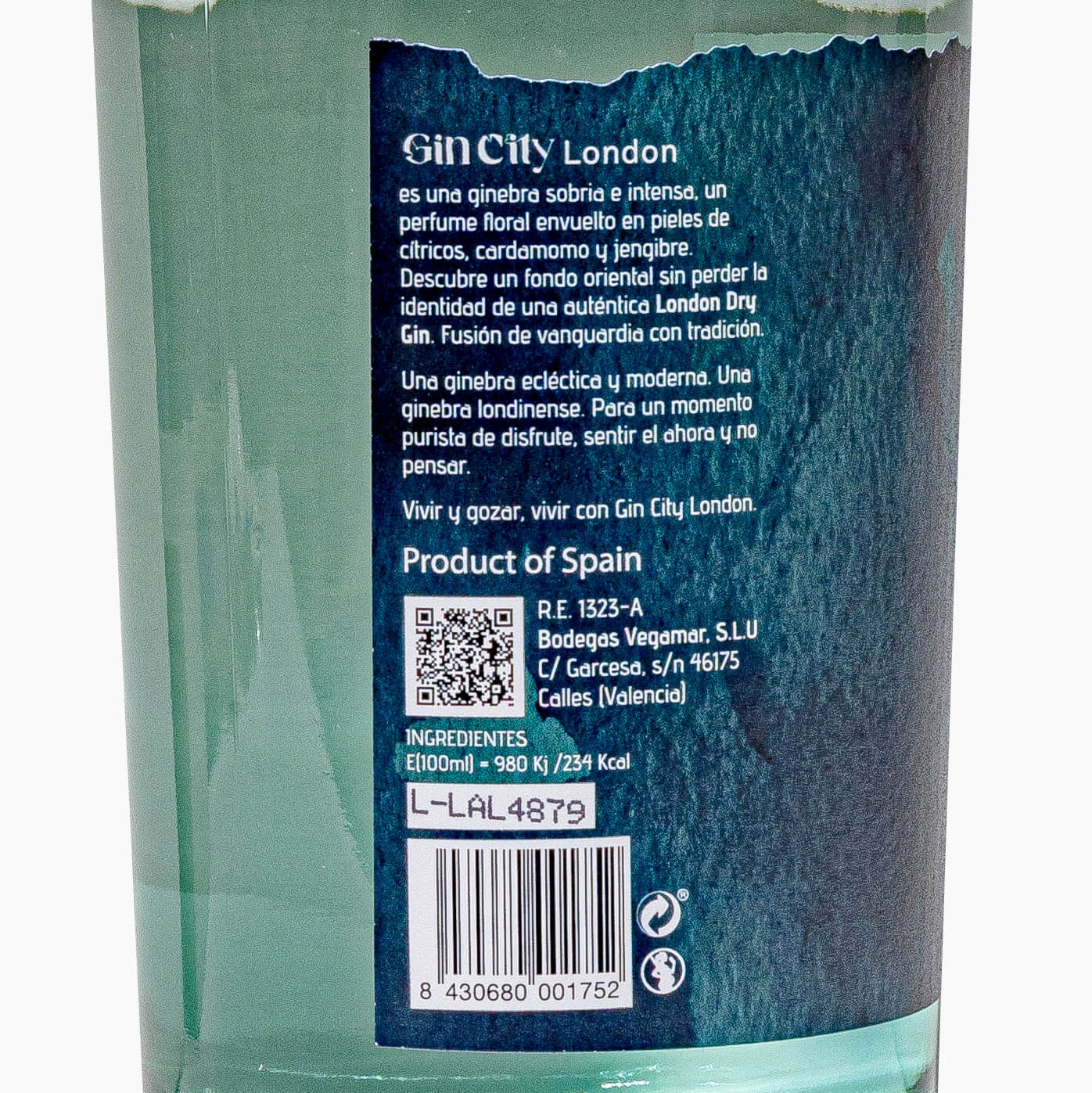 GINEBRA PREMIUM GINCITY LONDON - 70cl.