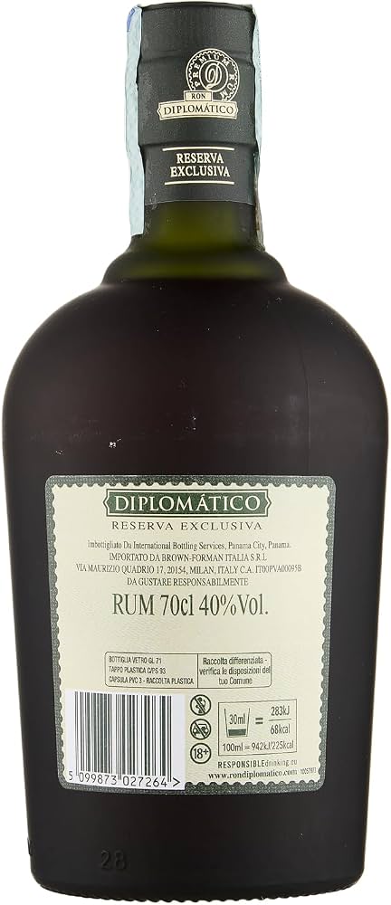 RON AÑEJO DIPLOMATICO 12 AÑOS 70 CL.ESTUCHADO