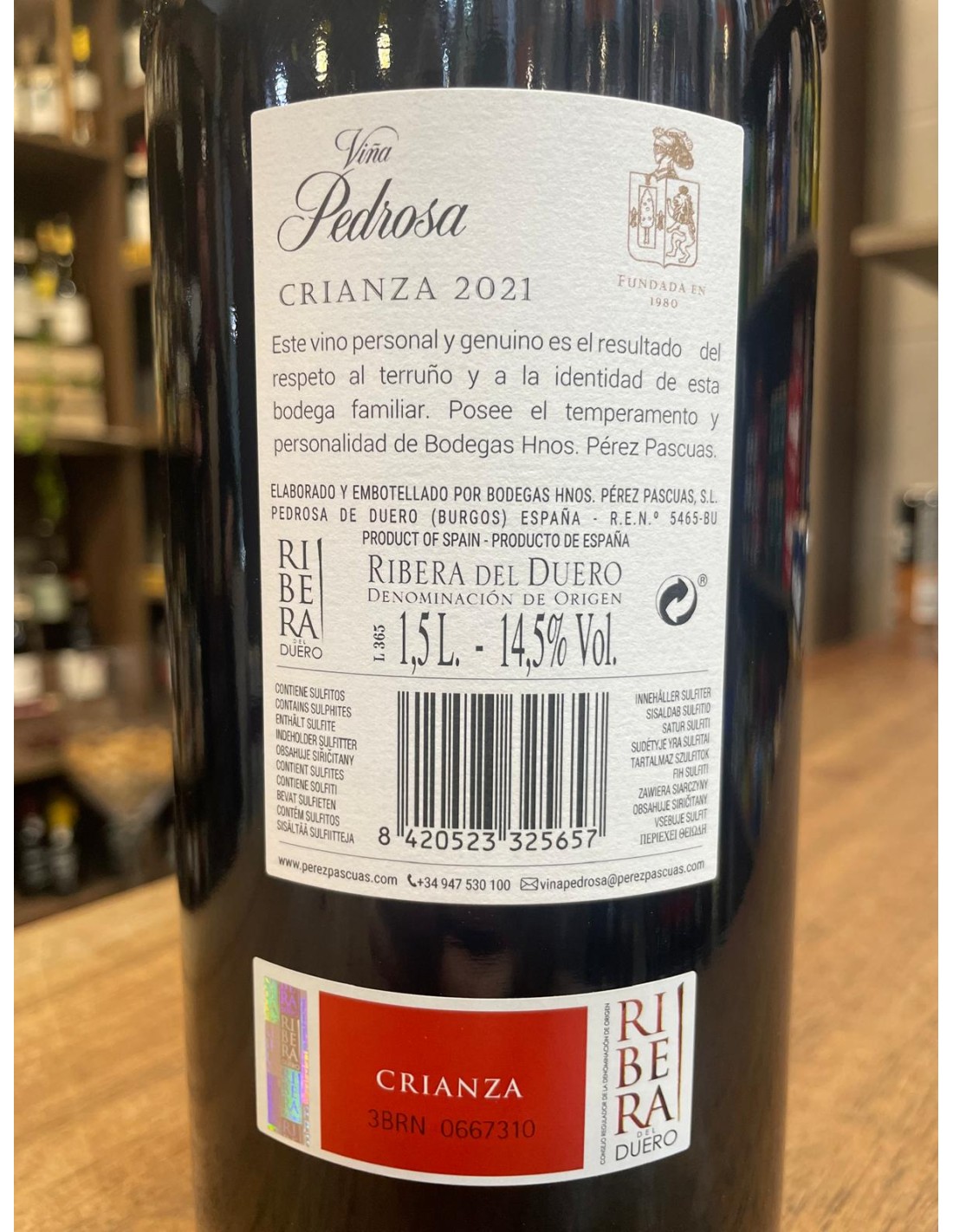 VINO TINTO VIÑA PEDROSA - CRIANZA