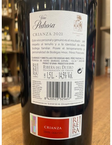 VINO TINTO VIÑA PEDROSA MAGNUM (1,5l.) - CRIANZA