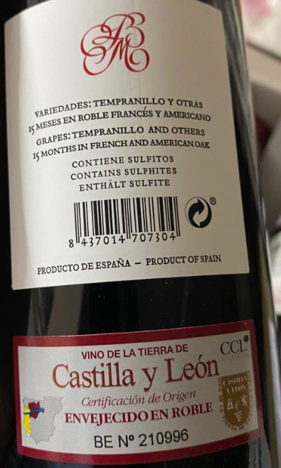 VINO TINTO MAURO MAGNUN (1.5l)