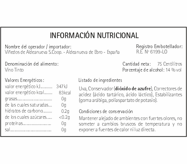 VINO TINTO AZABACHE - CRIANZA