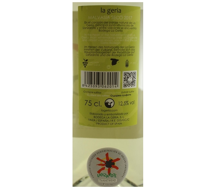 VINO BLANCO LA GERIA SECO