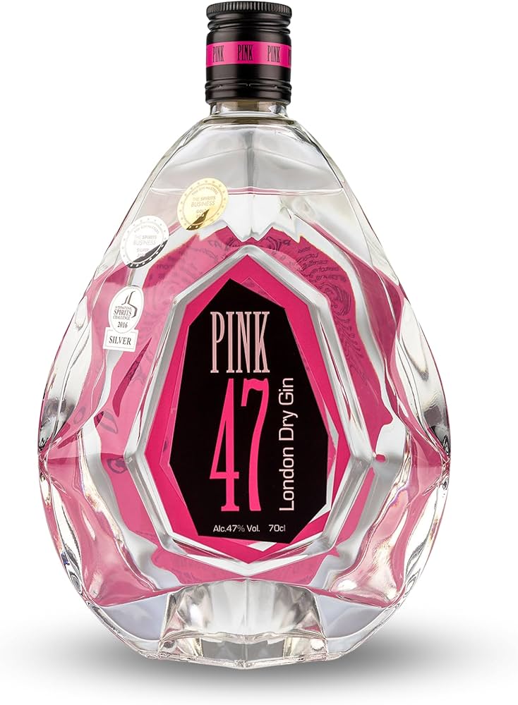 GINEBRA LONDON DRY GIN PINK 47 - 70cl.