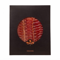 [9LIVS1] SOBRE LOMO LONCHEADO 50% IBERICO CEBO VEGAMAR ESTUCHADO - 100g.