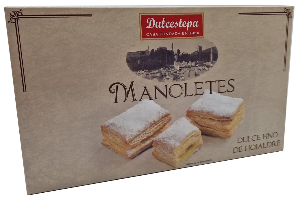 DULCE FINO DE HOJALDRE MANOLETES DE DULCESTEPA 100G