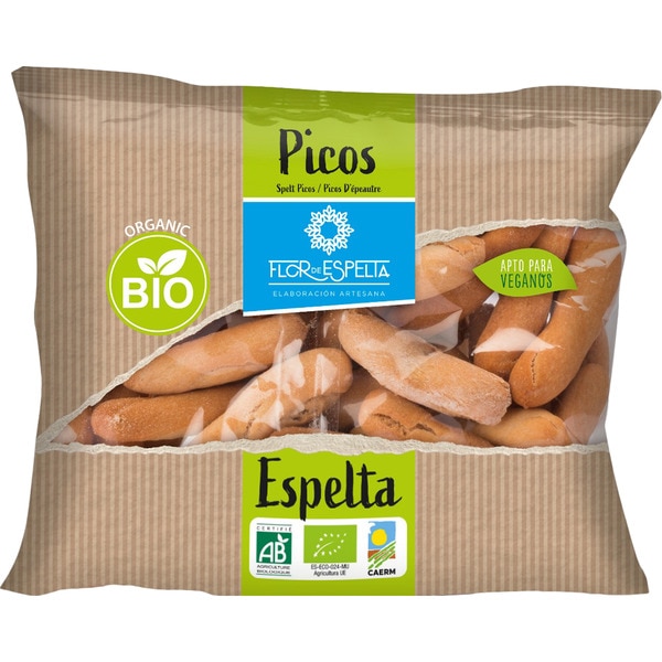 Bolsa Picos Harina de Trigo Espelta Bio Vegano 150g MASTRIGO