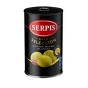 LATA ACEITUNAS MANZANILLA GRAN SELECCION RELLENAS ANCHOA SERPIS 300G NETO