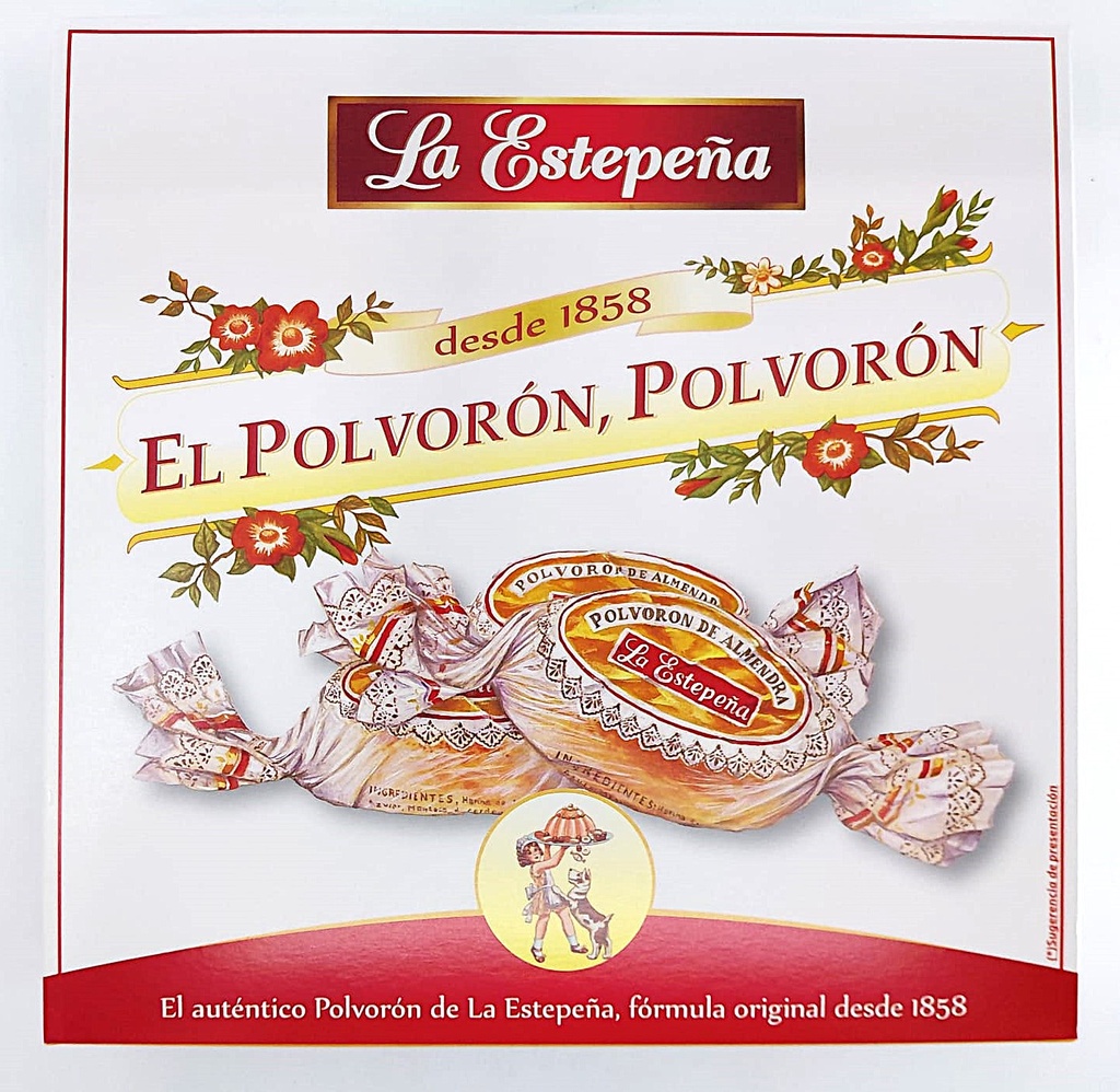 ESTUCHE POLVORON DE ALMENDRA TRADICIONAL LA ESTEPEÑA 150G