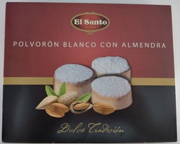 [7PBA15] Polvoron Blanco con Almendra 150g EL SANTO de ESTEPA