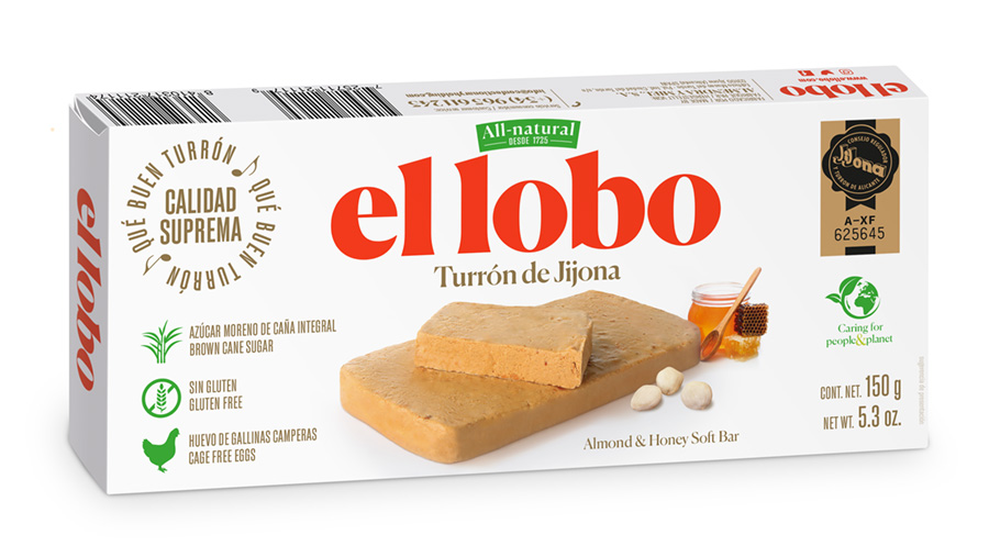 TURRON JIJONA CALIDAD SUPREMA 150G EL LOBO DE 1880