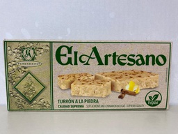 [6PVA2] TURRON VEGANO A LA PIEDRA CALIDAD SUPREMA EL ARTESANO 200G