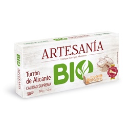 [6ABA1] TURRON ALICANTE BIO CALIDAD SUPREMA ARTESANIA DE E.GARRIGOS 150G