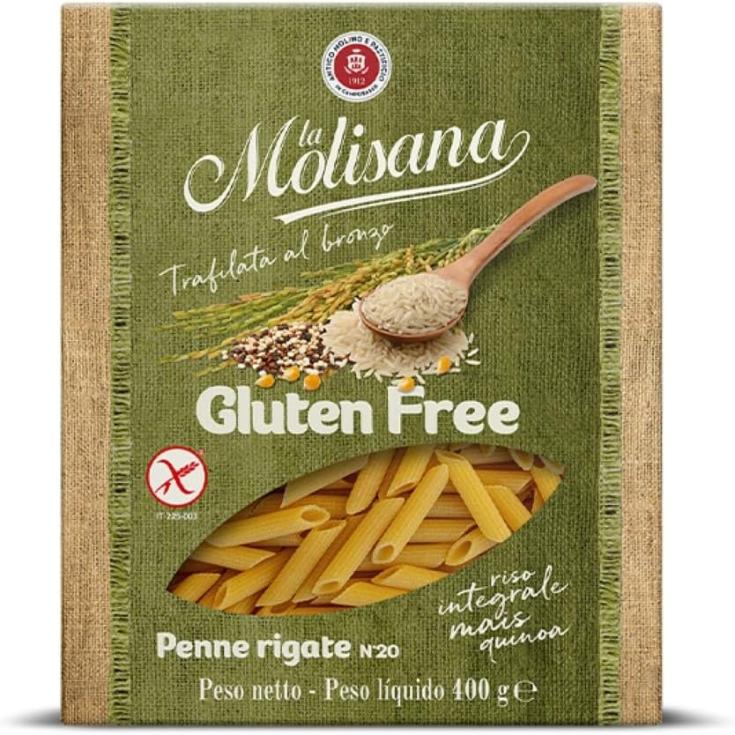 PENNE RIGATE Nº20 SIN GLUTEN 400G LA MOLISANA
