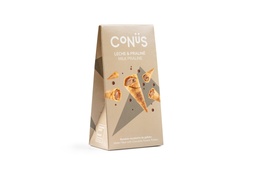 [7CCL1] CONOS ARTESANOS DE CHOCOLATE CON LECHE Y PRALINE CONÜS 70G
