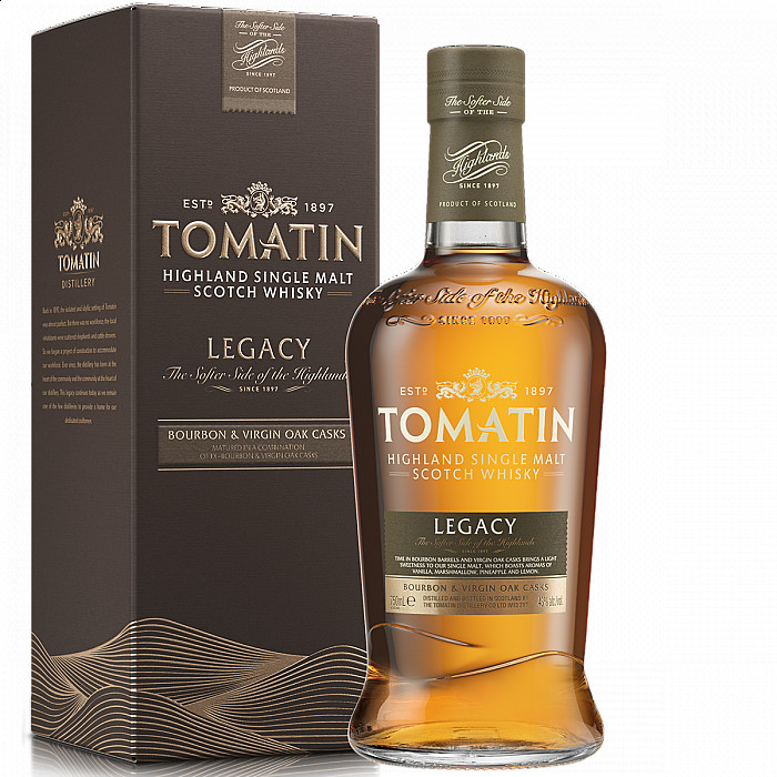 WHISKY TOMATIN LEGACY HIGHLAND SINGLE MALT ESTUCHADO - 70cl.