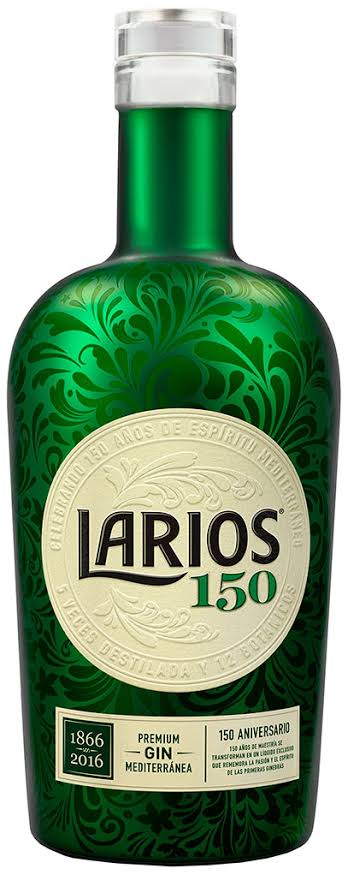 GINEBRA PREMIUM LARIOS 150 ANIVERSARIO - 70cl.