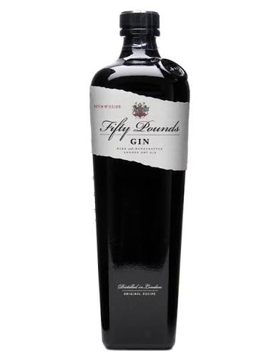 GINEBRA LONDON DRY GIN PREMIUM FIFTY POUNDS - 70cl.